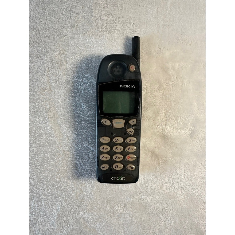 Vintage Nokia 5170 Cell Phone Black Vintage Battery Untested Movie Prop